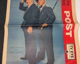 UM148Jimmy Durante Memorabilia With Eddie Jackson