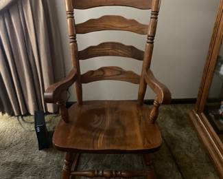1 of 2 rocking chairs