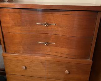 mcm dresser. tall boy of set 