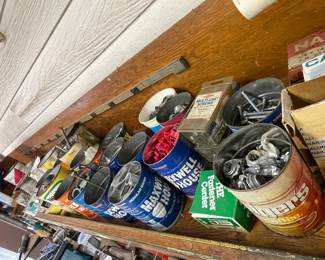 garage full of tool and supplies
