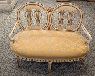 Antique settee love seat