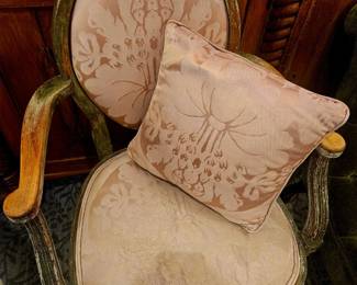 Louis XVI chair with pillow