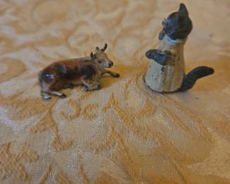 Kitty and cow