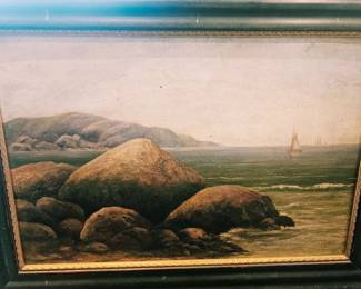 C.1900 painting Beautiful