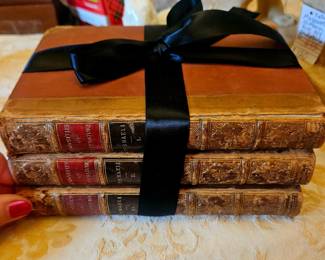 Antiquarian book set of 3