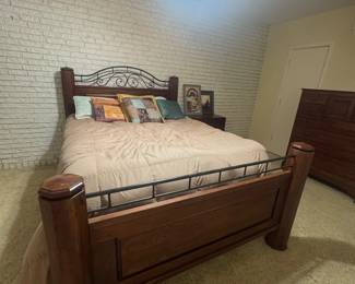 Bob Timberlake Cherry Wood Bed Frame Made in USA by Lexington Bob
