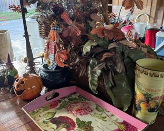 Pub table ~ Wicker Floral ~ Garage goodies