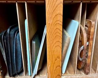 Cutting boards and bread trays