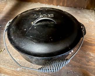 Cast iron and massive cooking pots