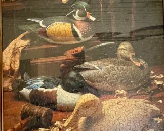 Completed duck puzzle