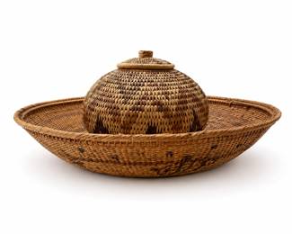 This is only 2 of multiple style and shapes of Woven Rattan Baskets