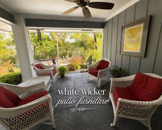 Vintage wicker set