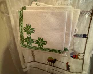 Napkins and placemats