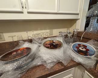 Norman Rockwell Collectible plates by Edwin M. Knowles China Co.