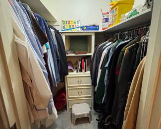 Closets full of clothing