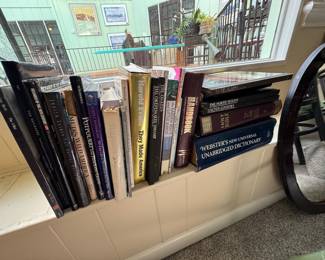 Massive amount of books on Windowseals