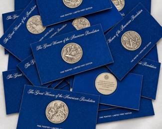 Great Women of the American Revolution Pewter Medal