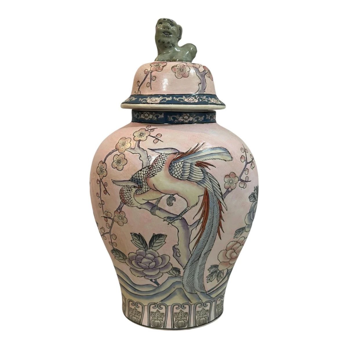 Japanese Porcelain Vase With Lid