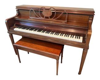 Sohmer  Co Upright Piano with Bench