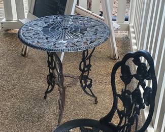 Patio table chair