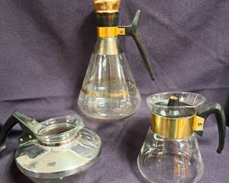 MID CENTURY TEA COFFEE POTS