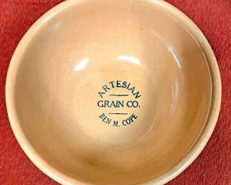 VINTAGE YELLOW WARE BOWL