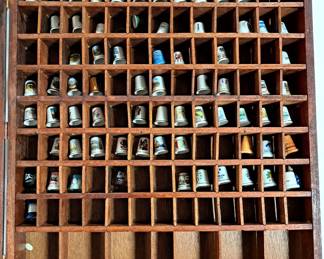THIMBLES AND WOOD RACK