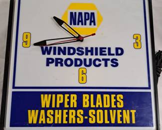 NAPA LIGHTED CLOCK ADVERTISING