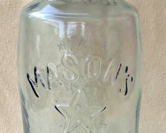 LARGE 19" TALL MASON PICKLE JAR