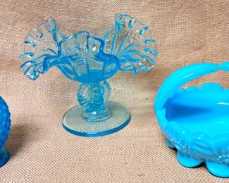 WESTMORELAND & OTHER BLUE GLASS