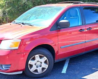 2006 DODGE RED MINI VAN 3.3 LT V-6 VEHICLE CAR SEE AUCTION FOR FULL DESCRIPTION
