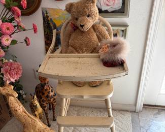 hi chair & teddy