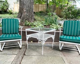 pair of spring chairs