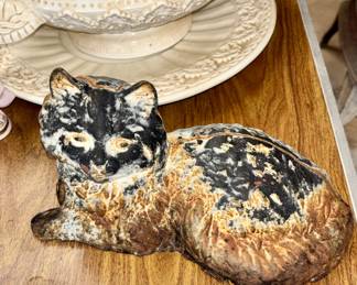 Antique Cat door stop