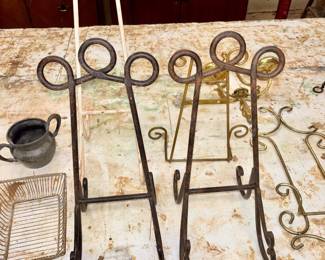 Wrought iron picture frame 