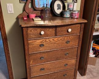 Antique oak dresser 