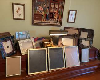 nice picture frames piano lamp not for sale, piano not for sale