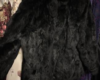 rabbit fur jacket