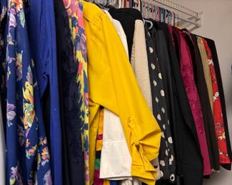Vintage and modern clothes