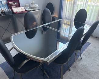DIA dining room set 10 chairs! And a built-in leaf