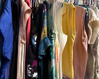 Vintage and modern clothes