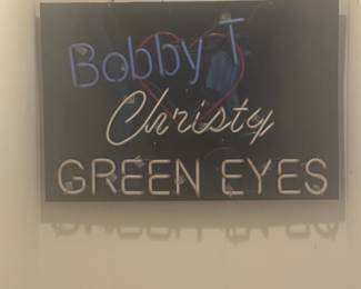 Large neon sign acrylic base. Does not power on.