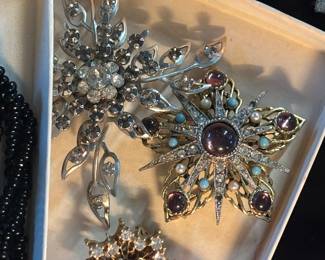 rhinestone brooches