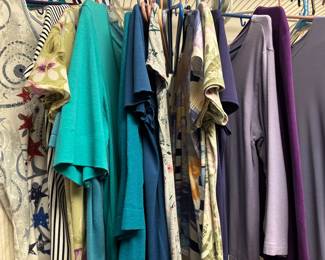 Vintage and modern clothes