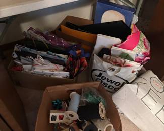 Tons of gift bags, reusable bags