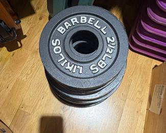 Standard 2.5 Lbs Cast Iron Weight Plates