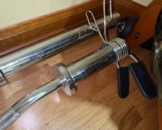 Raw Power Fitness Products EZ Curl Bar and Standard Barbell