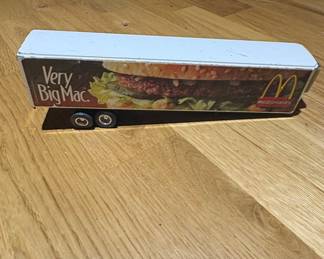 McDonald's "Very Big Mac" & "Large Fries" Diecast Semi-Truck Trailer