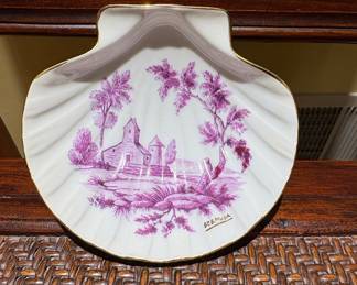 Limoges Porcelain Shell Dish