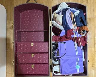 Pleasant Company American Girl Doll Samantha Steamer Trunk